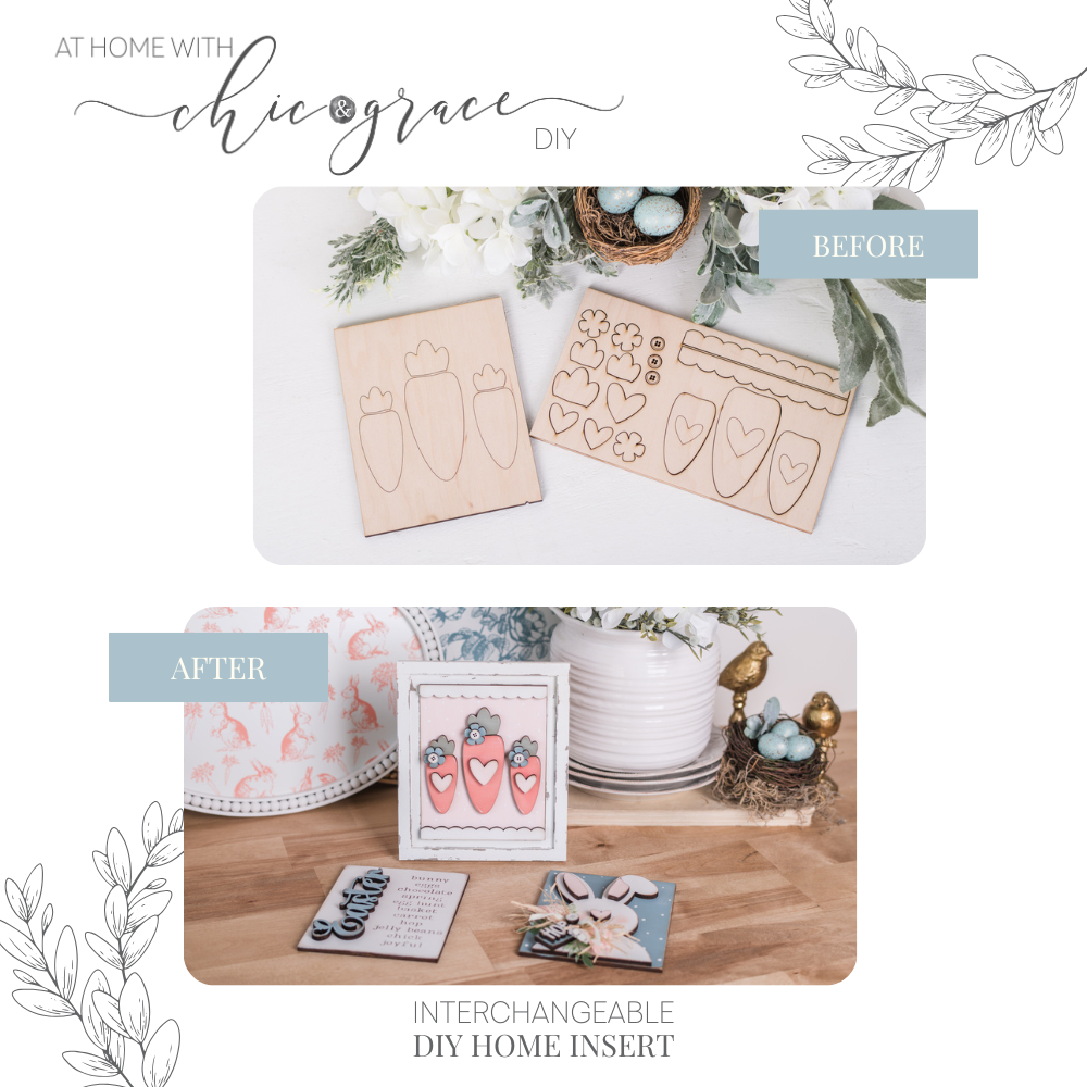 Fresh Carrots DIY Sign Trio Kit - Interchangeable