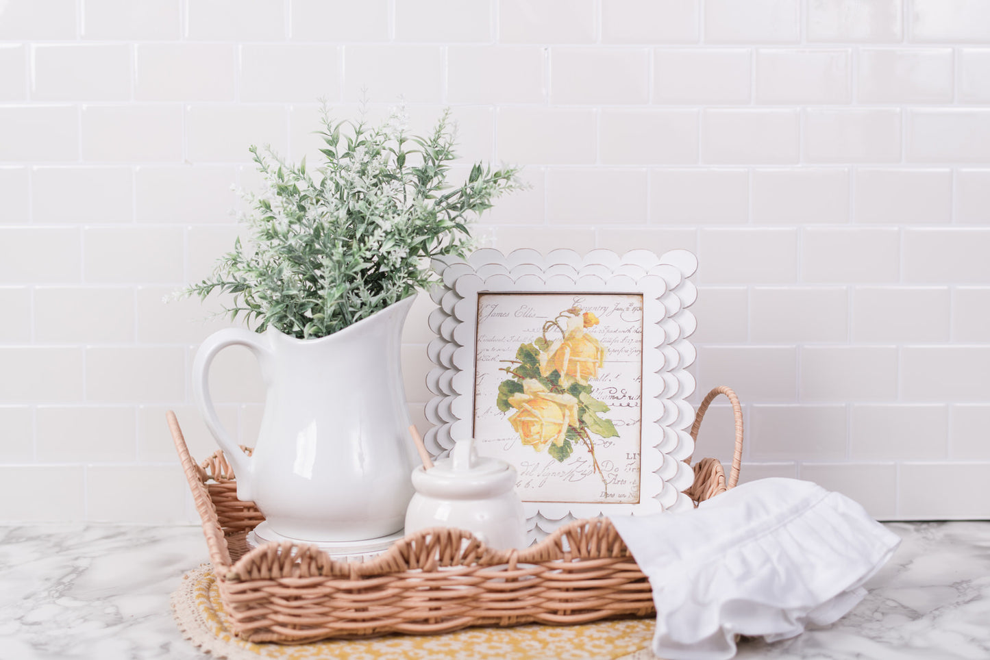 Scallop Rectangle Frame DIY Kit - Interchangeable