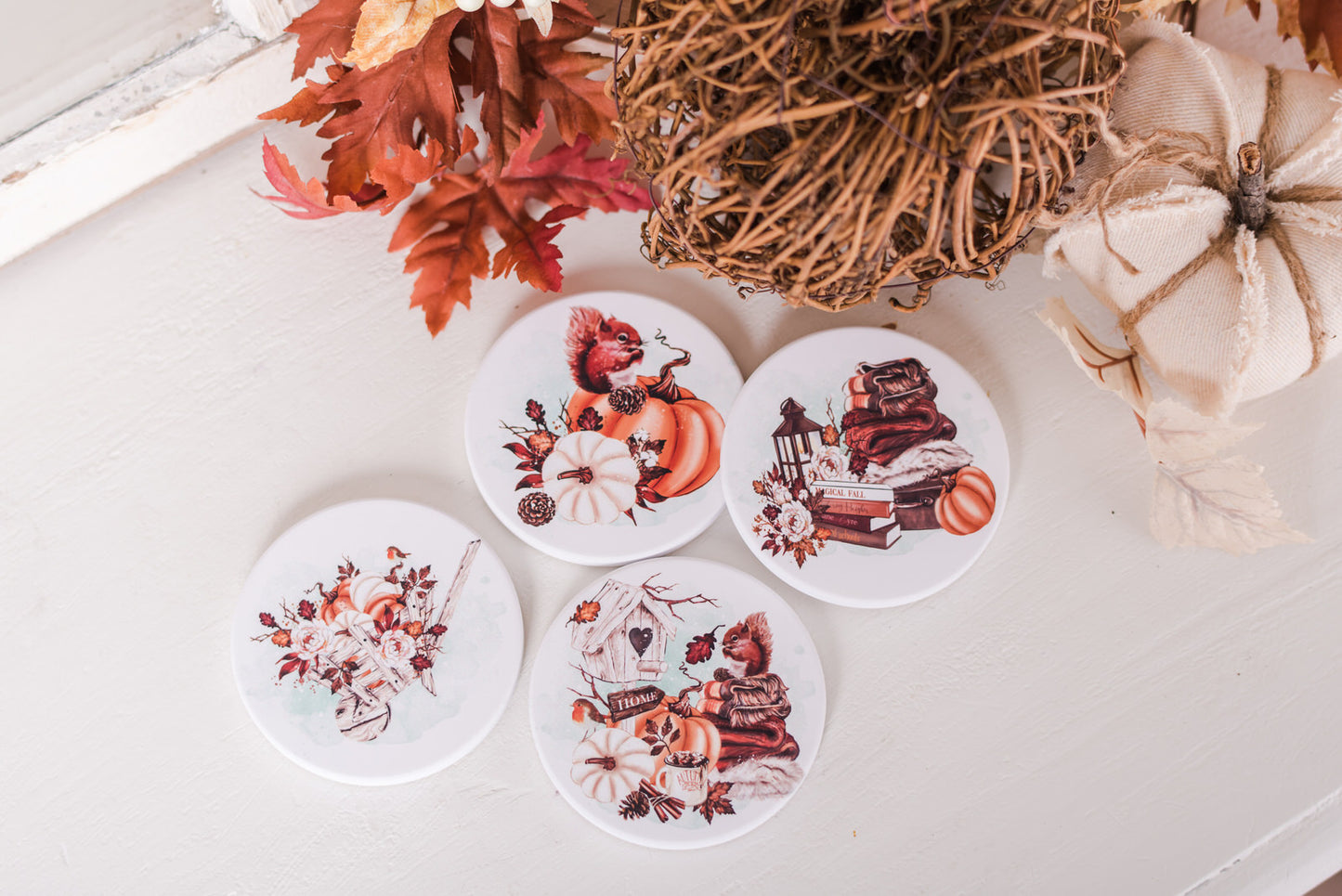Autumn Blessings Coasters #4