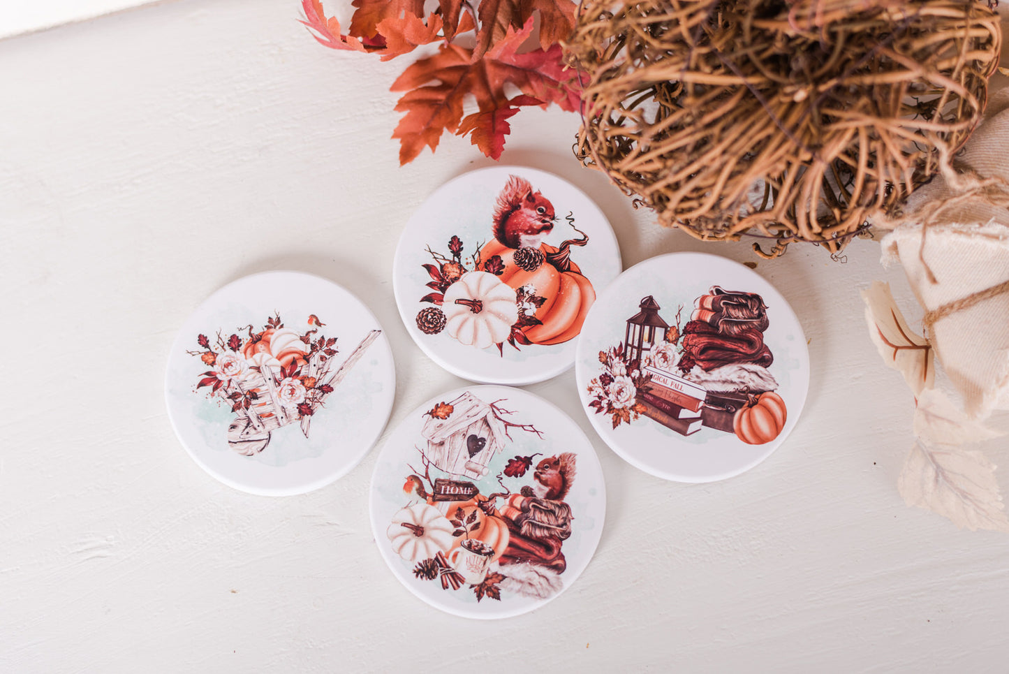 Autumn Blessings Coasters #4