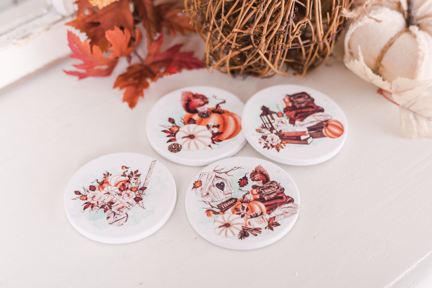 Autumn Blessings Coasters #4