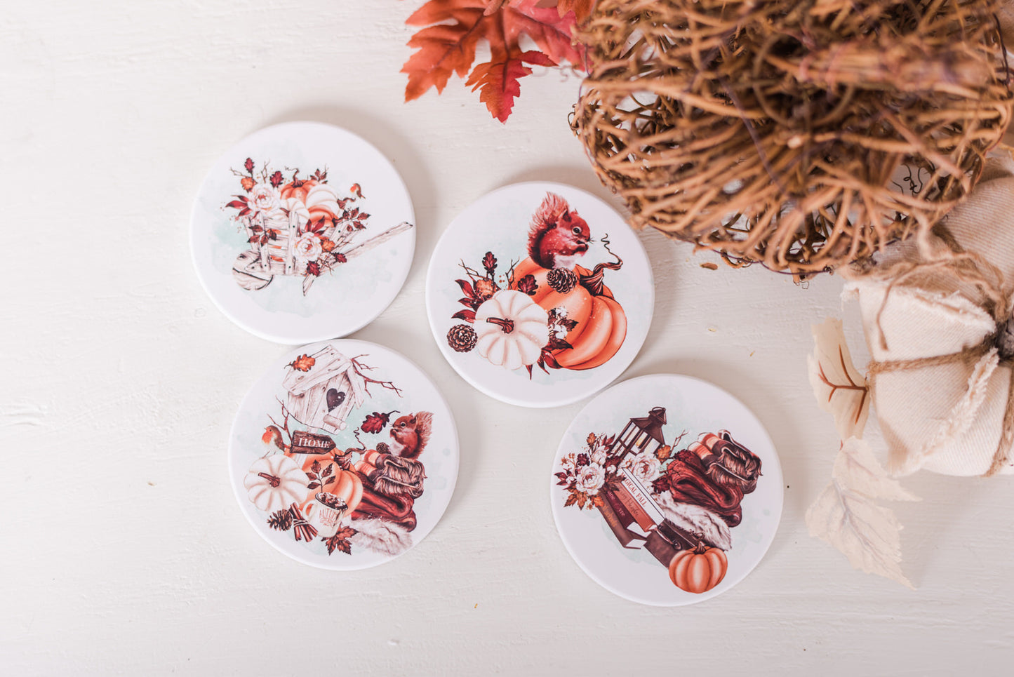 Autumn Blessings Coasters #4