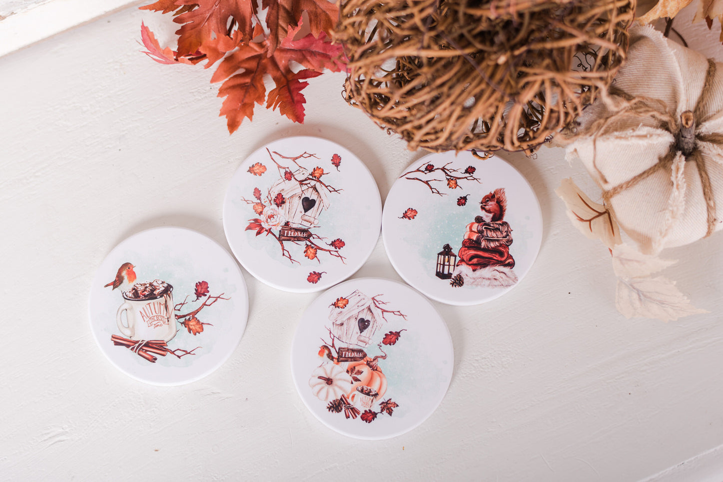 Autumn Blessings Coasters #2