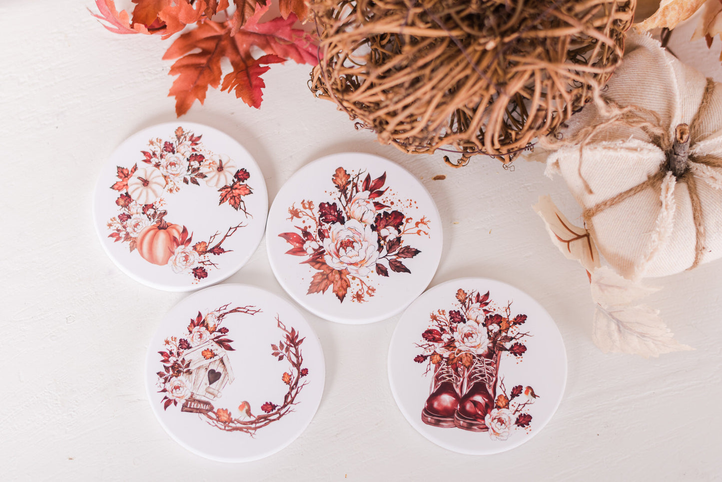 Autumn Blessings Coasters #1