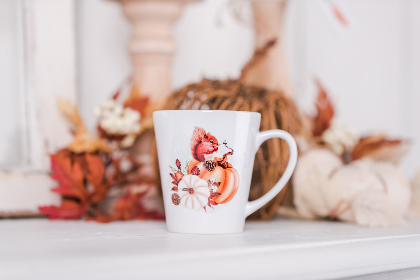 Autumn Blessings Latte Coffee Mugs