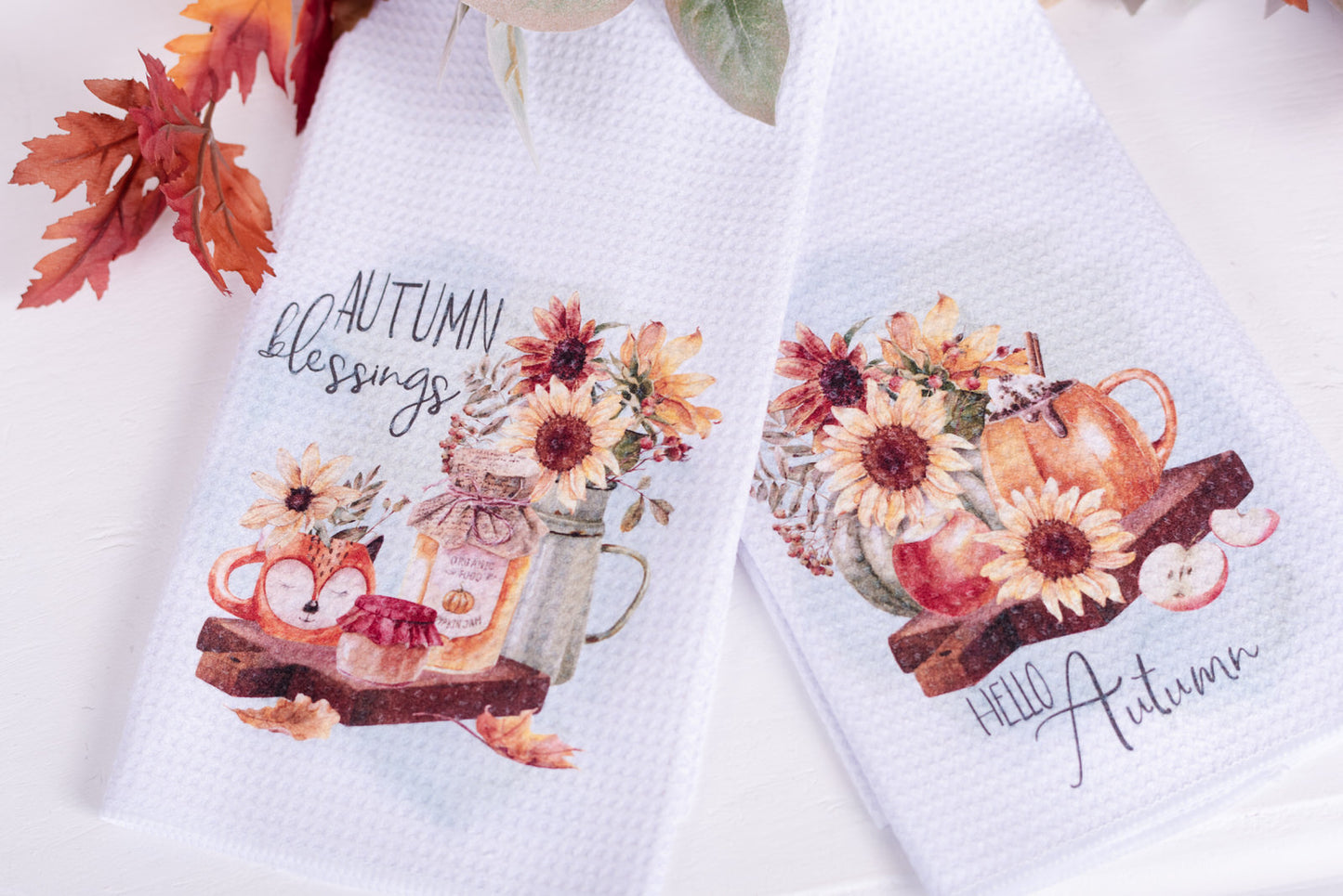 Cozy Autumn Tea Towels