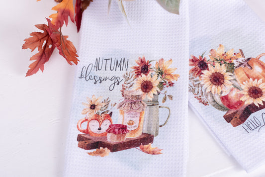 Cozy Autumn Tea Towels