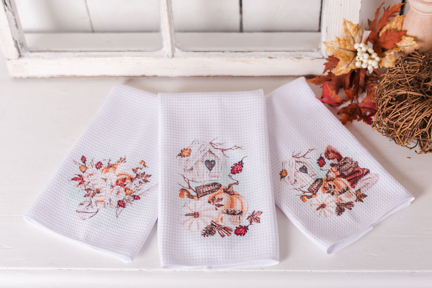 Autumn Blessings Tea Towels