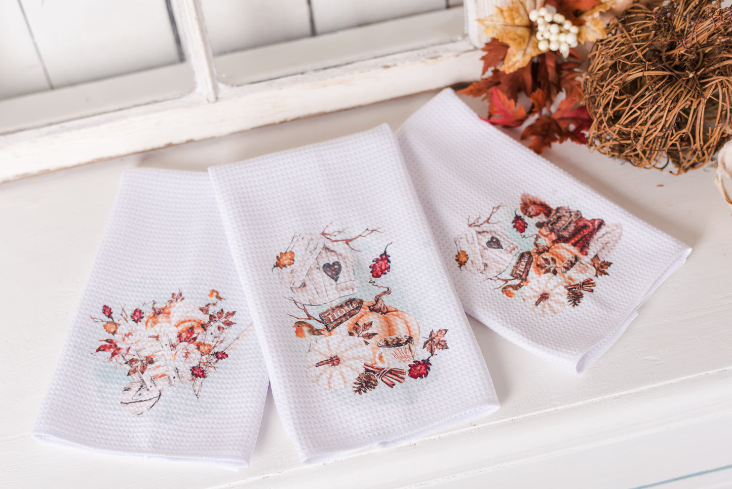 Autumn Blessings Tea Towels