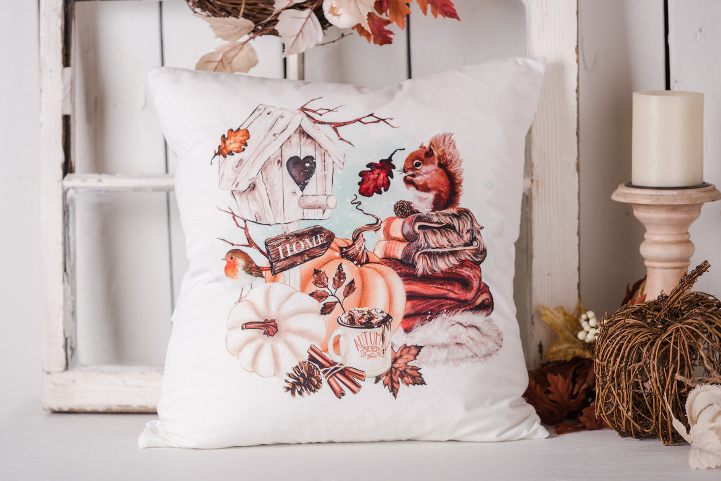 Autumn Blessings Pillow Cover #1