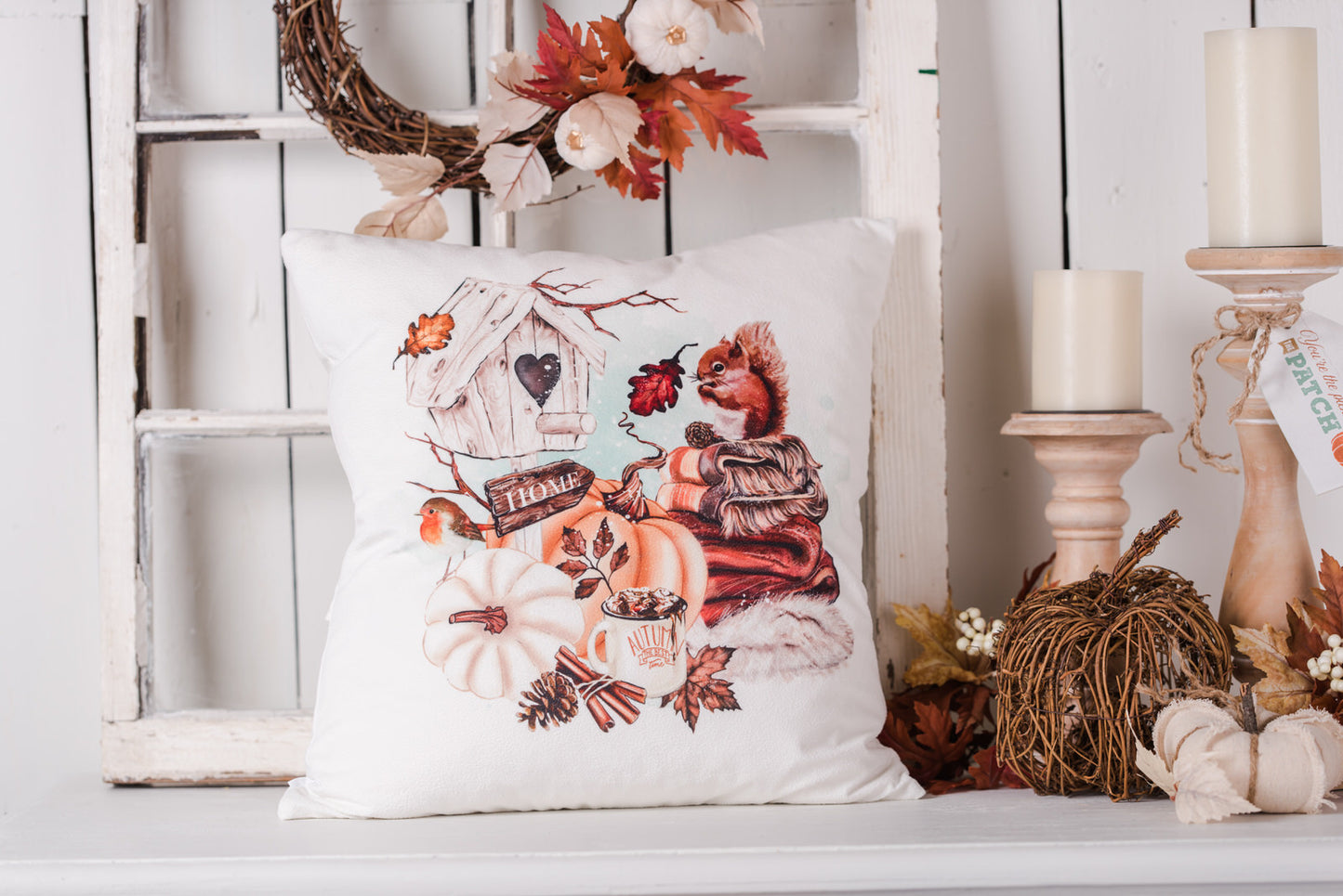 Autumn Blessings Pillow Cover #1