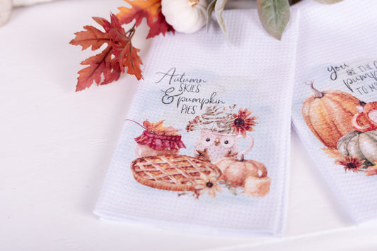 Cozy Autumn Tea Towels