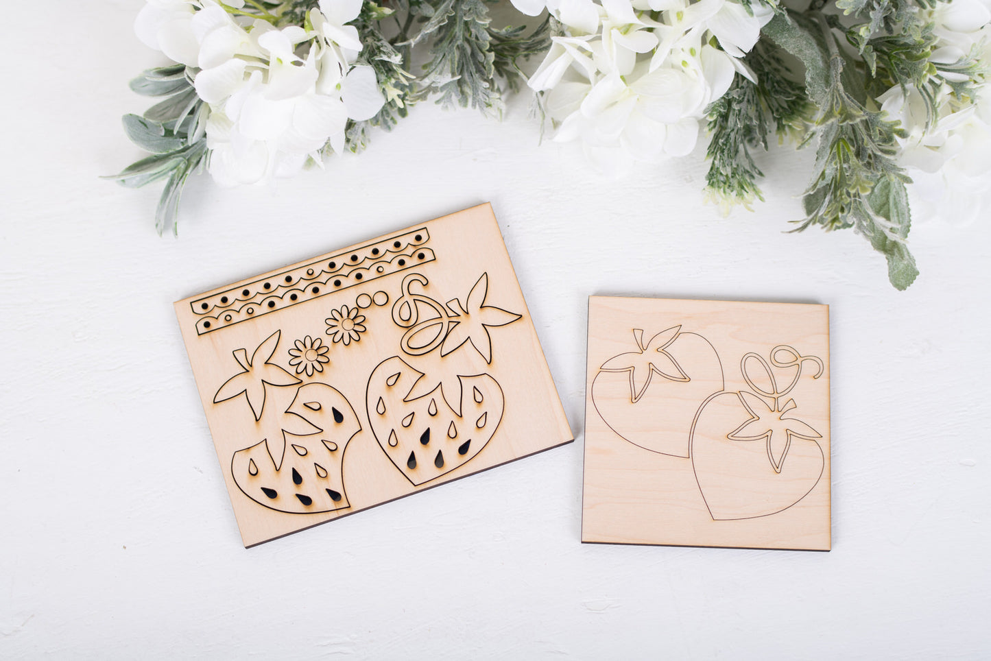 Strawberry Patch DIY Interchangeable Square 4.25" Kit