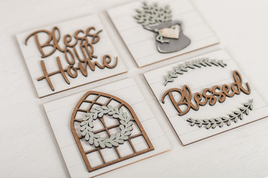 DIY Interchangeable Square 4.25" Kit - Bless Our Home