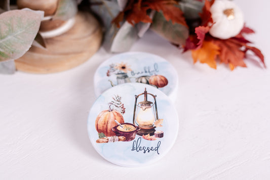 Cozy Autumn Coasters