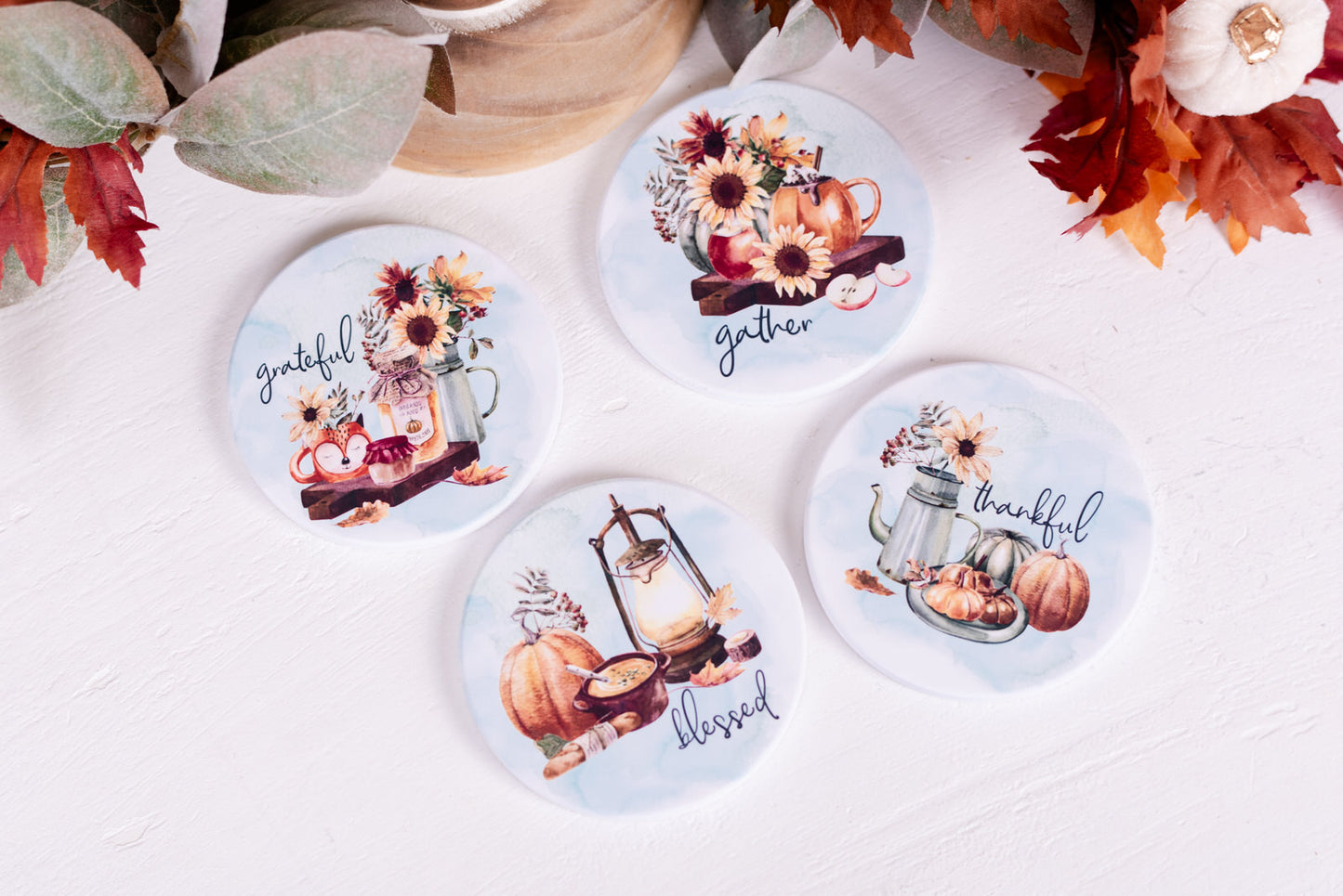 Cozy Autumn Coasters