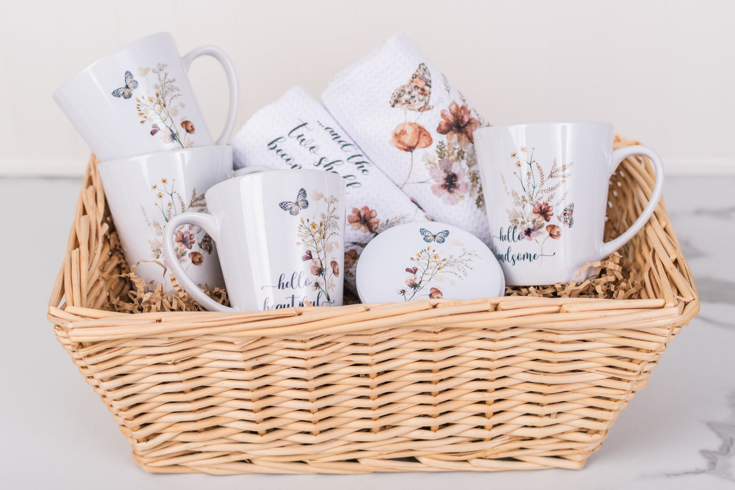Botanical Cozy Kitchen Gift Set for Two | Christian Gift for Weddings & Anniversaries
