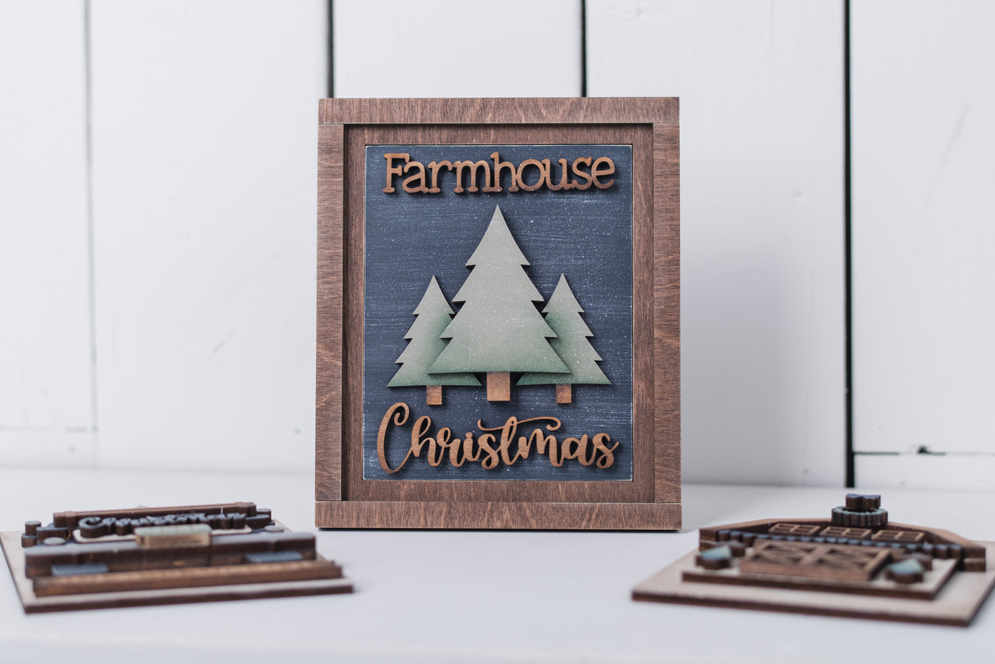 Christmas DIY Farmhouse Christmas Sign Trio Kit - Interchangeable