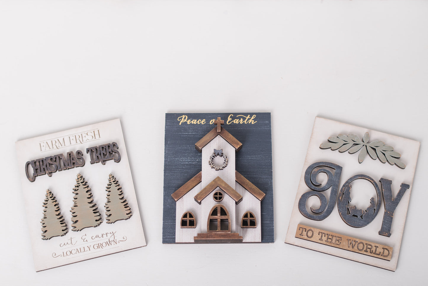 Christmas DIY Church Sign Trio Kit - Interchangeable