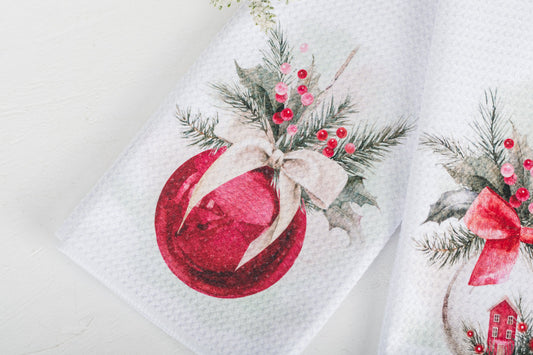 Classic Christmas Tea Towels