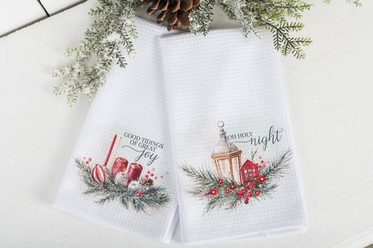 Classic Christmas Tea Towels