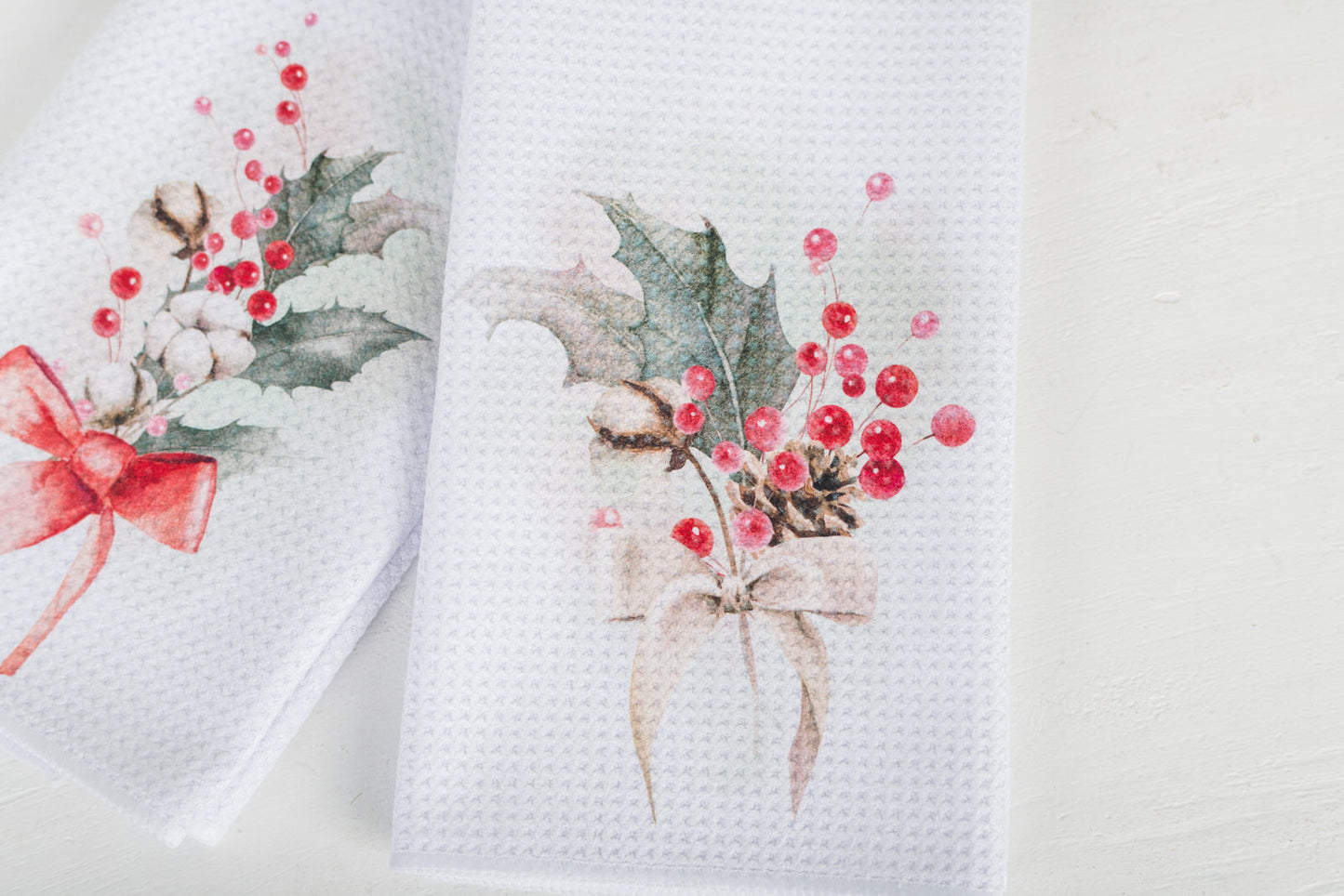 Classic Christmas Tea Towels