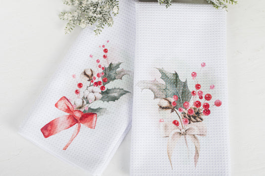 Classic Christmas Tea Towels