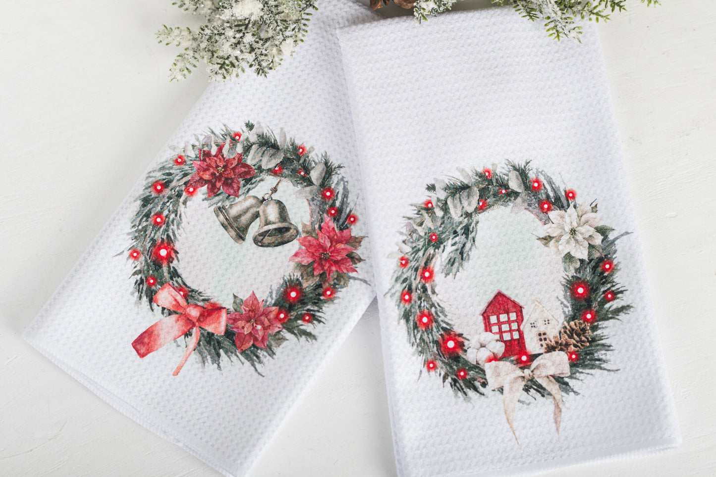 Classic Christmas Tea Towels