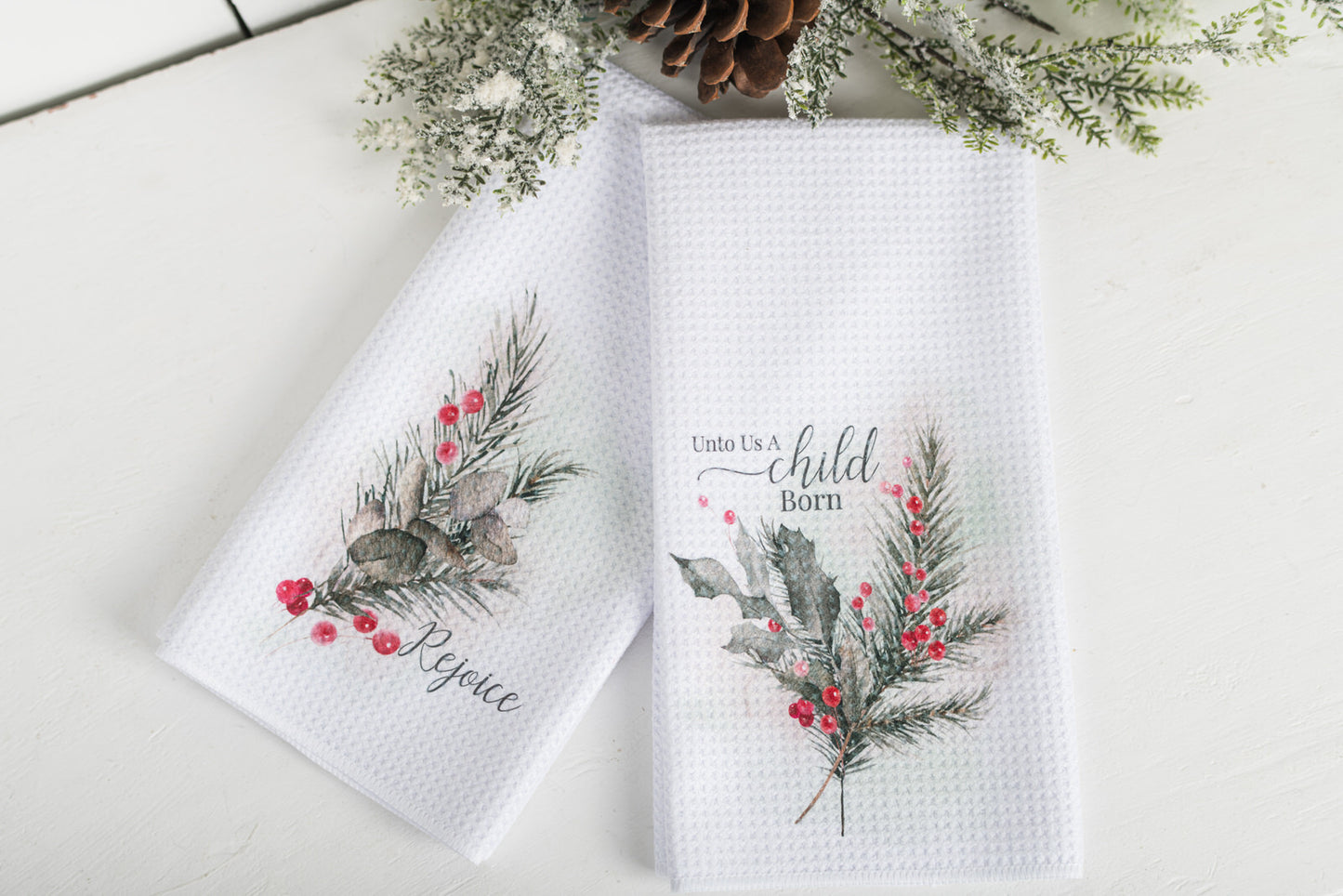 Classic Christmas Tea Towels