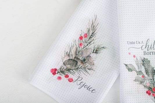 Classic Christmas Tea Towels