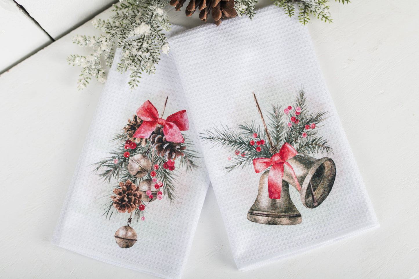 Classic Christmas Tea Towels