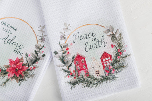 Classic Christmas Tea Towels