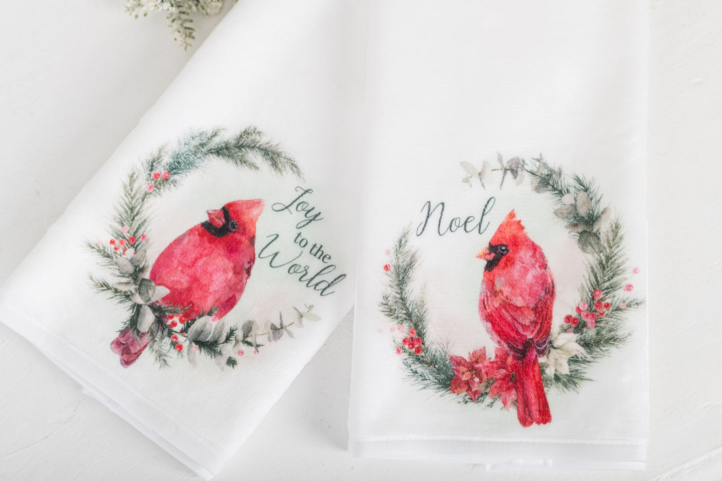 Classic Christmas Hand Towels