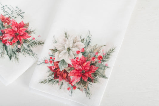 Classic Christmas Hand Towels