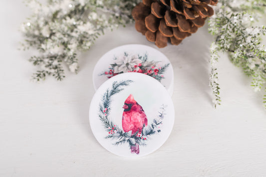 Classic Christmas Coasters