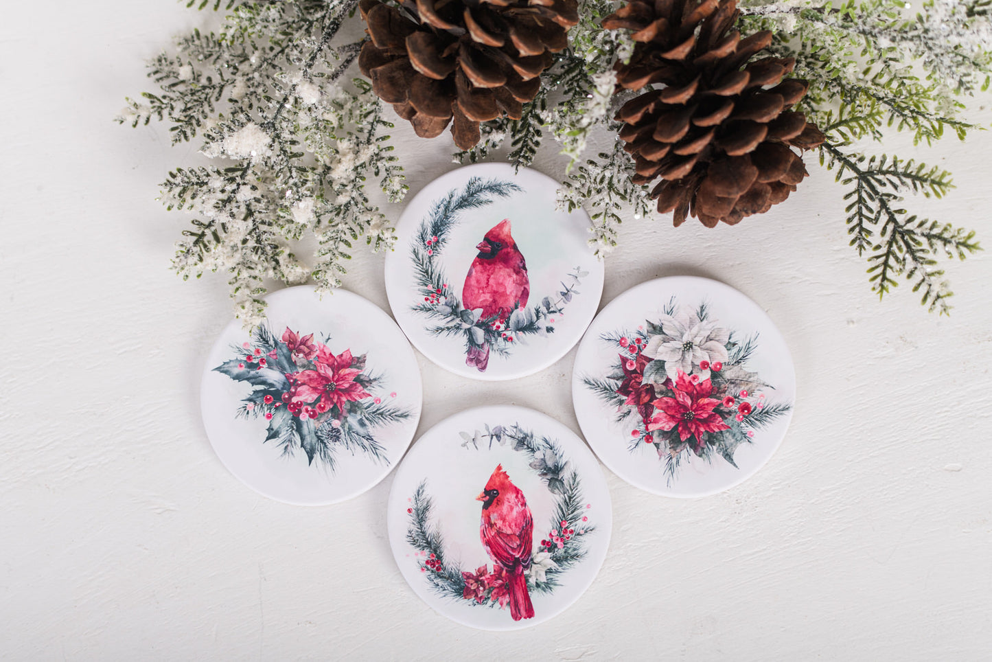 Classic Christmas Coasters
