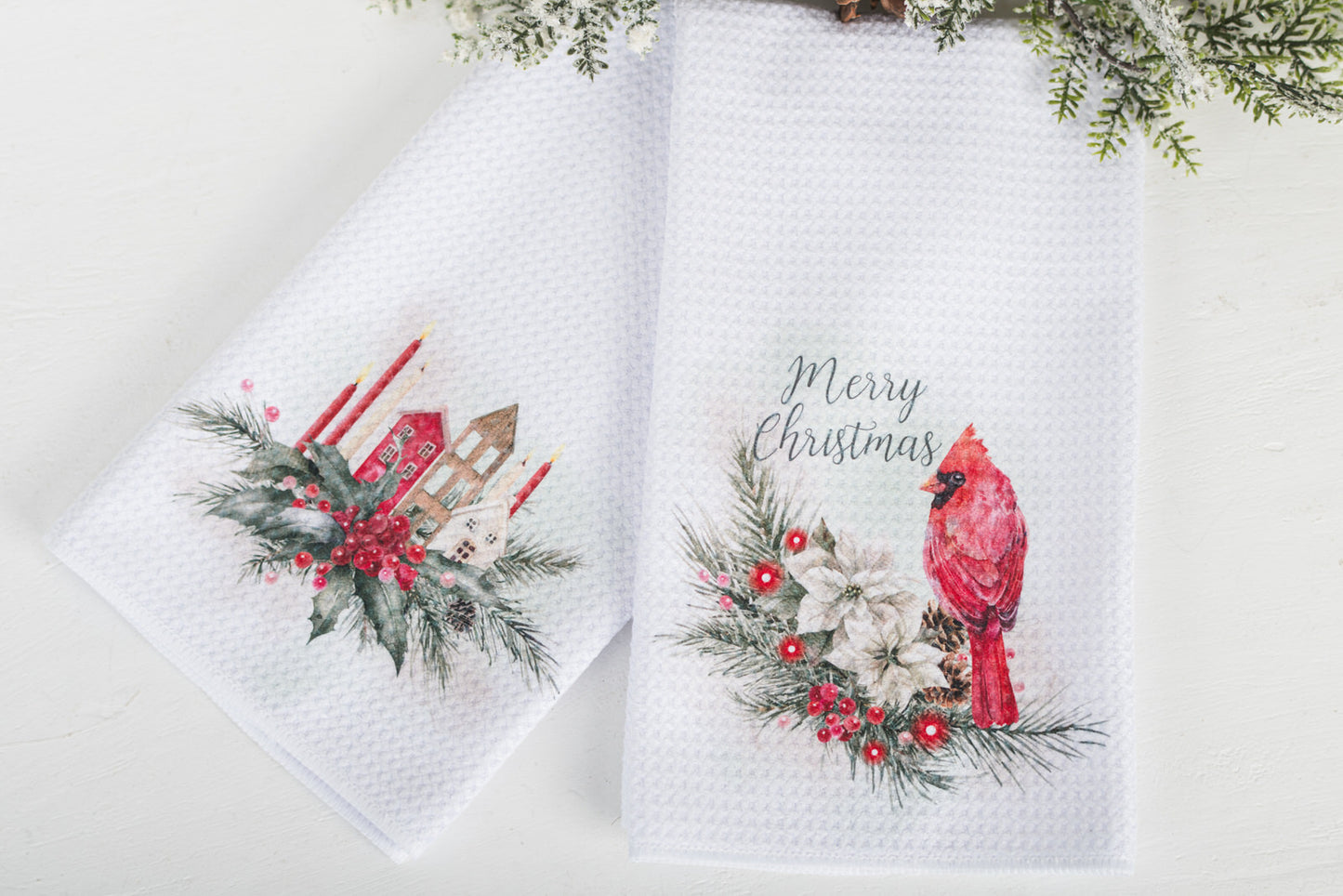 Classic Christmas Tea Towels