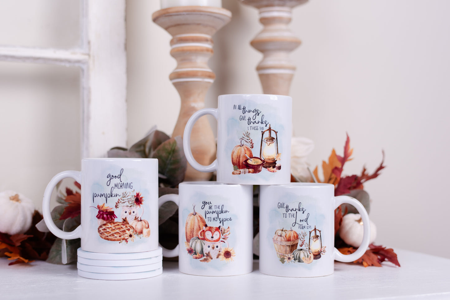 Cozy Autumn Coffee Mugs