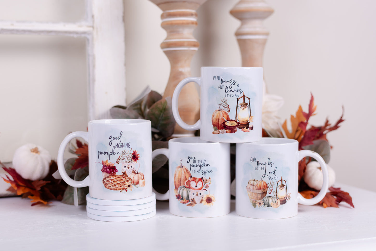 Cozy Autumn Coffee Mugs