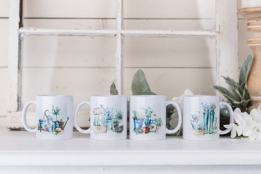 Country Garden Coffee Mugs