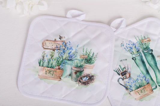 Country Garden Pot Holders
