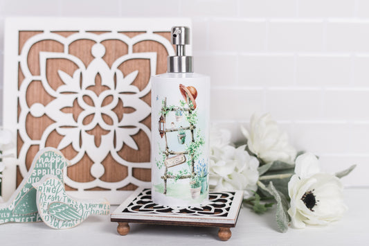 Country Garden Soap Dispenser
