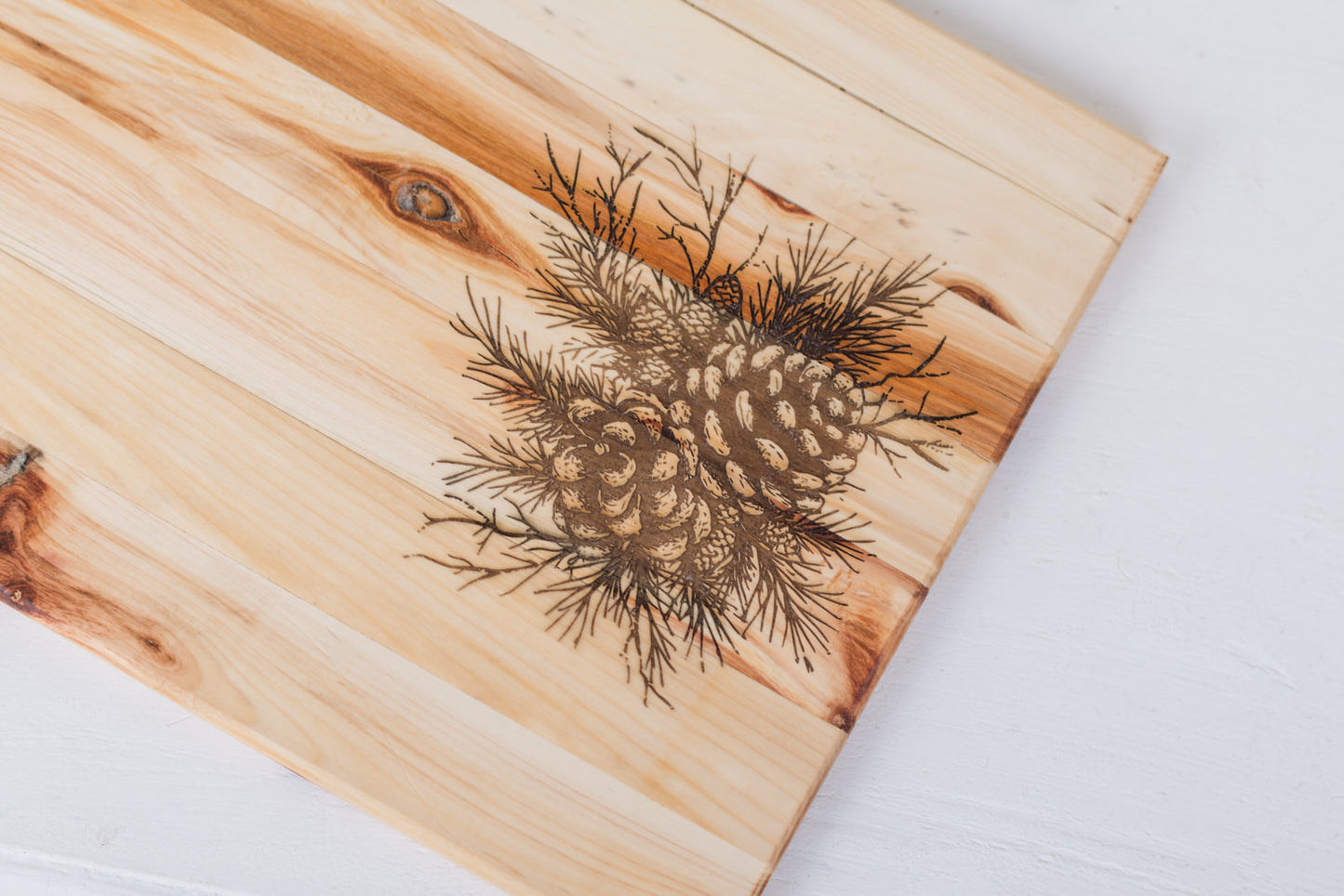 Pinecone Charcuterie Board & Gift Set