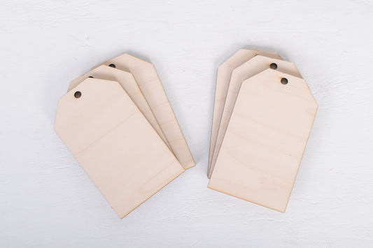 Blank Wood Tag - 3x5" Rectangle