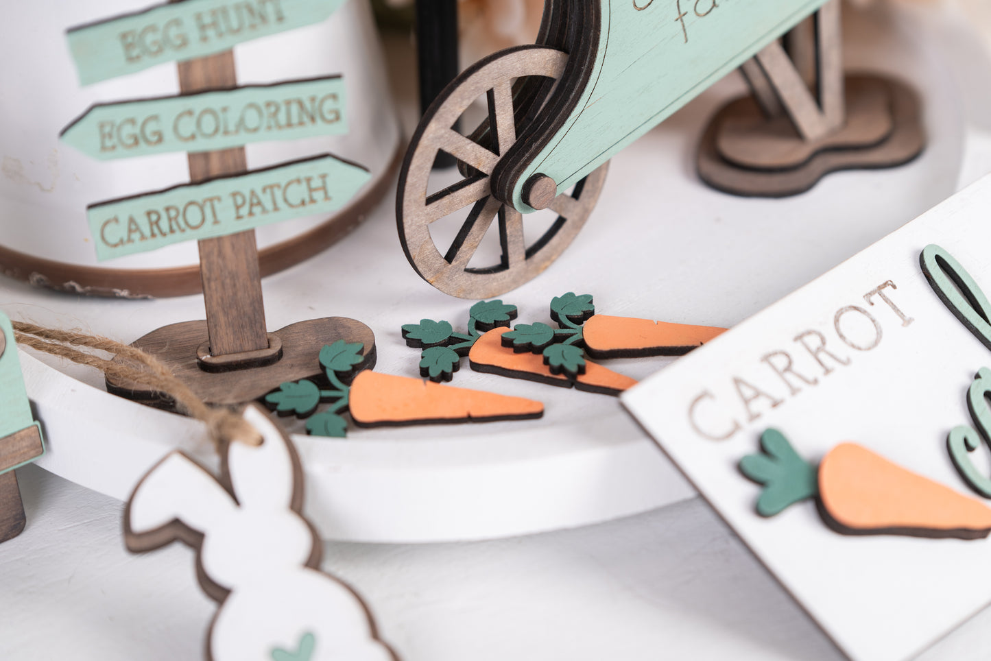 DIY Easter Tiered Tray Kit - Cottontail Farms