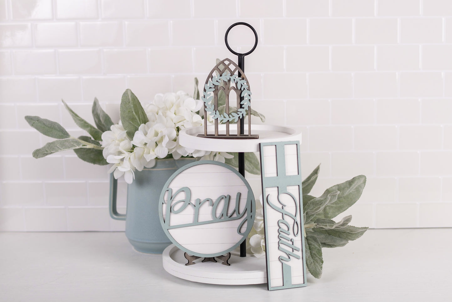 DIY Easter Tiered Tray Kit - Pray