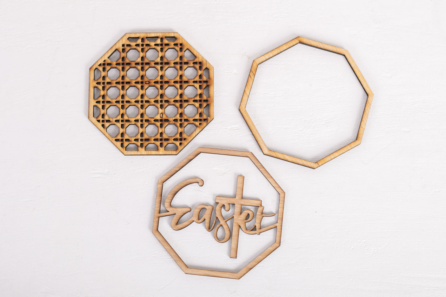 DIY Easter Tiered Tray Kit - Rattan
