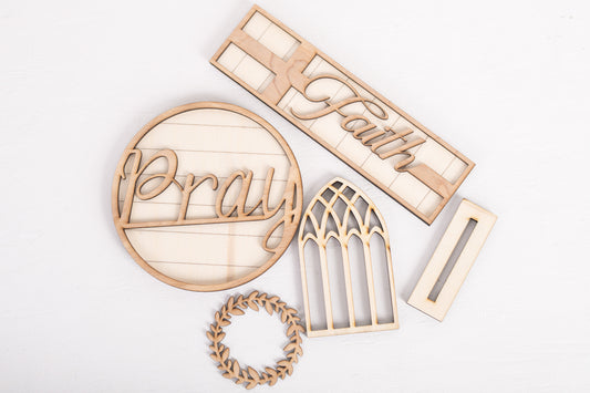 DIY Easter Tiered Tray Kit - Pray