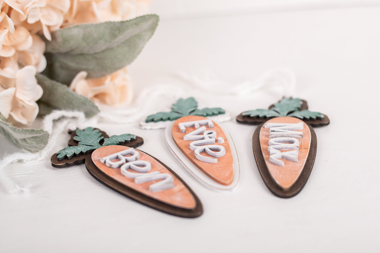 Carrot Easter Basket Tag