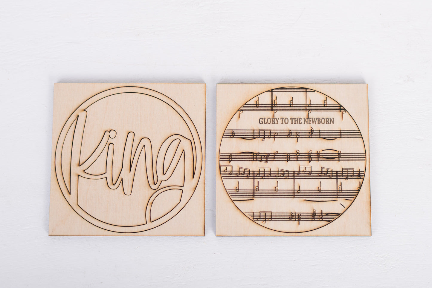 DIY Faith Shelf Sitter Kit - Christmas Hymns